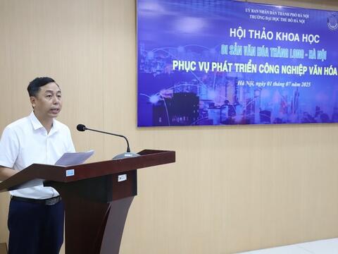 Phát huy nguồn lực di sản Thăng Long – Hà Nội để phát triển công nghiệp văn hoá