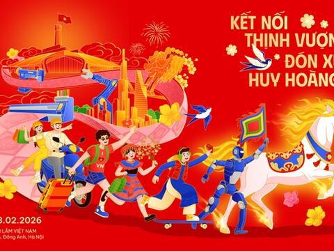 Từng bước thương mại hóa sản phẩm của các ngành công nghiệp văn hóa tại Hội chợ Mùa Xuân 2026