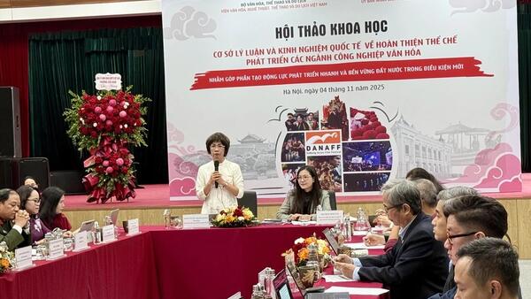 Hoàn thiện thể chế phát triển các ngành công nghiệp văn hóa