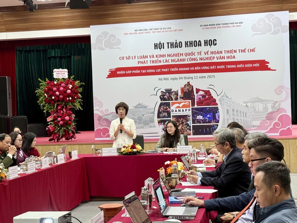 Hoàn thiện thể chế phát triển các ngành công nghiệp văn hóa - Ảnh 1. Hoàn thiện thể chế phát triển các ngành công nghiệp văn hóa - Ảnh 1.